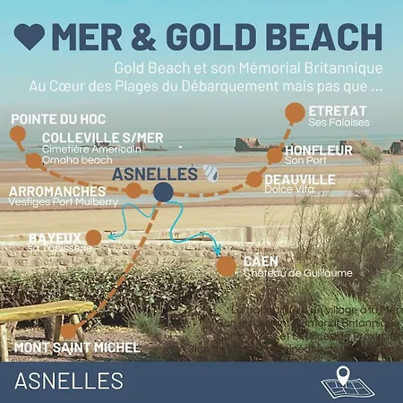 Lejlighed Le Papillon Bleu Asnelles